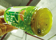 康师傅葡萄汁喝出异物